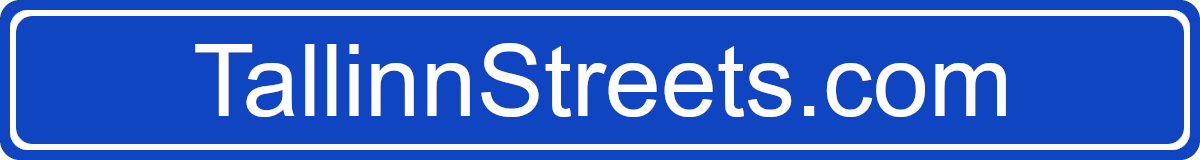 Streetsign reading "Tallinn Streets dot com" Header