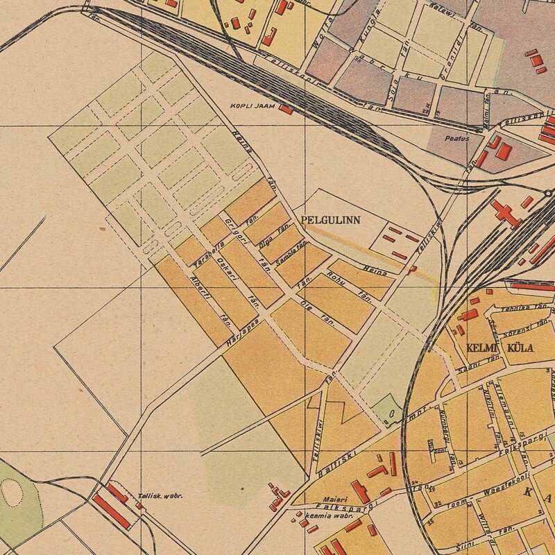 1922 Tallinna Linna Plaan   Koba Pelgulinn